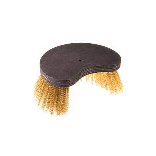 Lilly Rotating Half-Moon Brass Brush with Stainless Steel Handle- 170 x 31cm - 106_