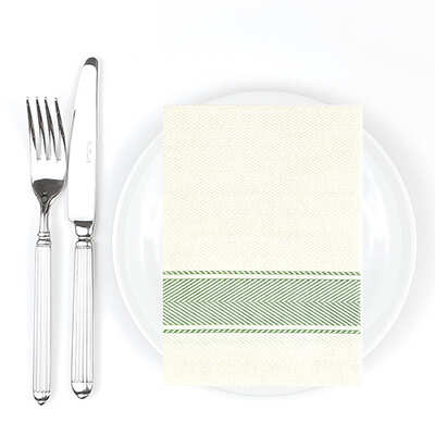 Bionap Napkin Extra Soft 30x40 Kitchen Green Compostable (Box of 800) - 1101202-Carton