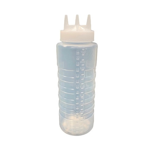 Matfer Bourgeat High Heat Sauce Dispenser Bottle 3 Sprout 1L - 116341