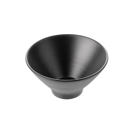 CouCou Dual Colour V-Shape Round Bowl 15cm - Black & Black  - 11BW15BK2