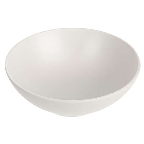 CouCou Dual Colour Round Bowl 21cm - White & White - 11BW21WW
