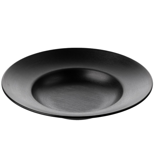 CouCou Dual Colour Round Deep Plate 26.5cm - Black & Black - 11PL26BK1