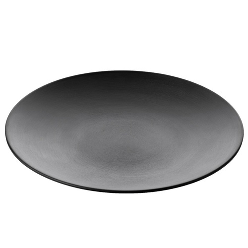 CouCou Dual Colour Round Plate 30cm - Black & Black - 11PL30BK