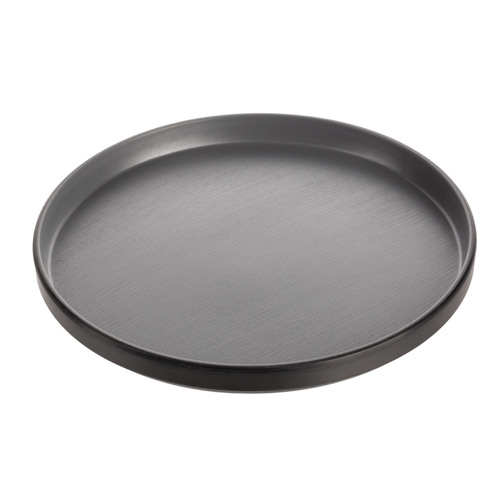 CouCou Dual Colour Round Edge Plate 27cm - Grey & Black - 11REP27GB