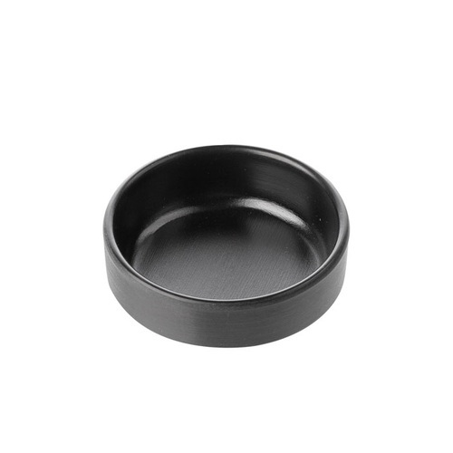 CouCou Dual Colour Round Sauce Dish 7.6cm - Black & Black - 11SD07BK