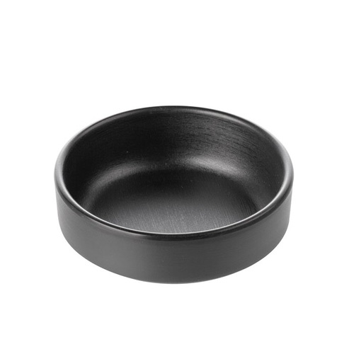 CouCou Dual Colour Round Sauce Dish 10cm - Black & Black    - 11SD10BK