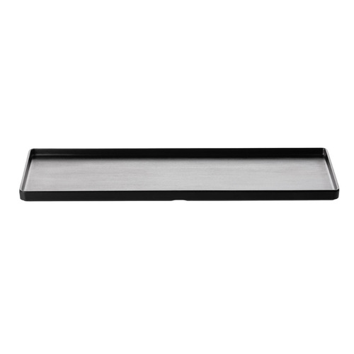 CouCou Dual Colour Rect. Plate 50x18cm - Black & Black - 12PL50BK