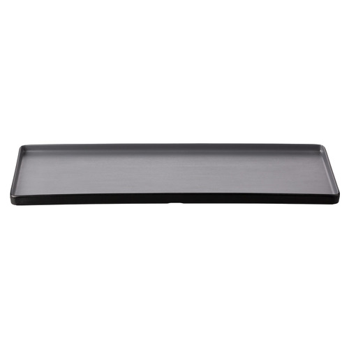 CouCou Dual Colour Rect. Plate 50x18cm - Grey & Black - 12PL50GB