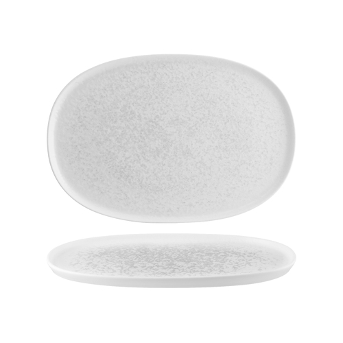 Bonna Lunar White Oval Platter 340x230x20mm (Box of 6) - 130224