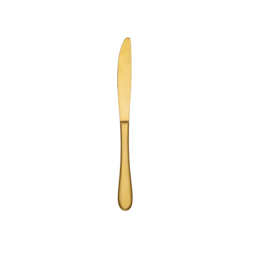 Tablekraft Soho Gold Dessert Knife - 232mm (Box of 12) - 13271