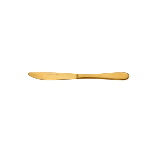 Tablekraft Soho Gold Dessert Knife - 232mm (Box of 12) - 13271