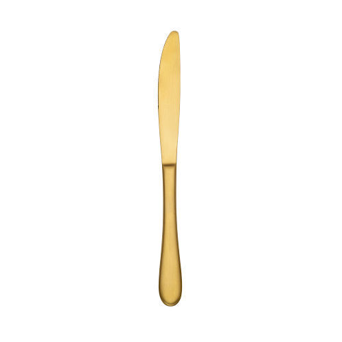 Tablekraft Soho Gold Table Knife - 232mm (Box of 12) - 13272