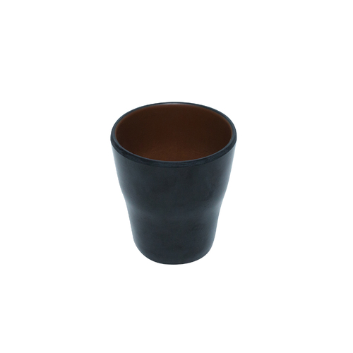 Coucou Melamine Cup 150ml/7.5x8.2cm - Brown & Black - 16CP15BB