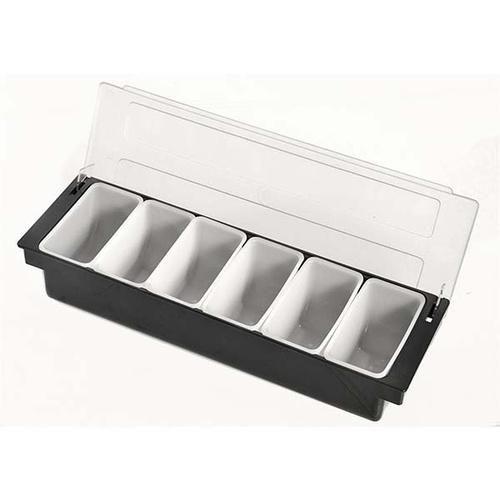 Bar Condiment Dispenser - 6 Compartment - 17008