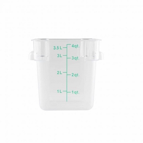 Polycarbonate Square Storage Food Container 3.8lt - 17204