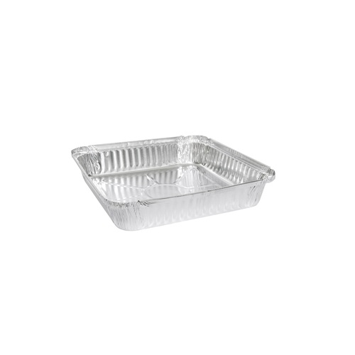 1500mL Large Square Foil Tray (Box of 200) - 18-MSQ407