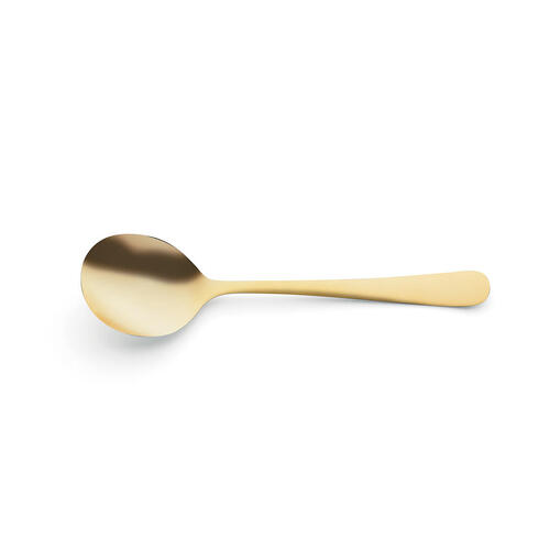 Amefa Austin Soup Spoon 169mm - Matte Gold (Box of 12) - 19154_TN