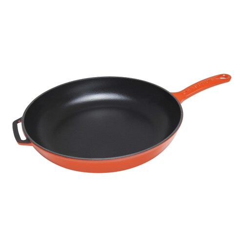 Chasseur Fry Pan With Cast Handle 280mm Inferno Red - 19253