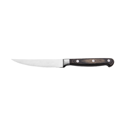 Athena Steak Knife - Point Tip 230mm Brown (Box of 12) - 19943