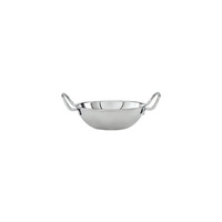 Mini Wok / Kadai Bowl 130mm - 18/8 Stainless Steel, Heavy Duty - 20620
