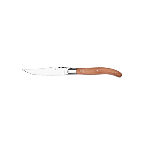 Tablekraft Paris Steak Knife Wood Pakawood Pointed Tip - 242mm (Box of 12) - 20644