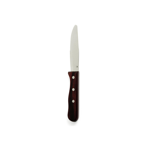 Tablekraft Steak Knife Jumbo Pakkawood - Round Tip (Box of 12) - 20675