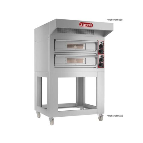 Zanolli Citizen Ep 70 4+4/MC Electric 4 Pizza Double Pizza Deck Oven - 2EP6E10C