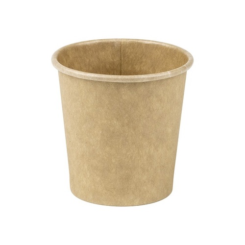 Eco+ Compostable Espresso Cup Brown Raw 120ml (Box of 1000) - 30-ECSW04N