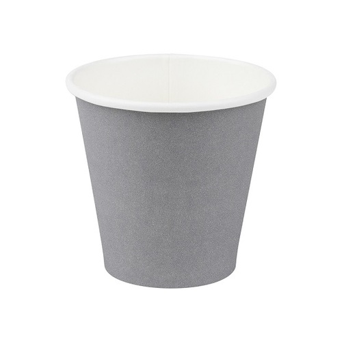 Eco+ Squat Compostable Coffee Cup Grey 245ml (Box of 1000) - 30-ECSW08SG