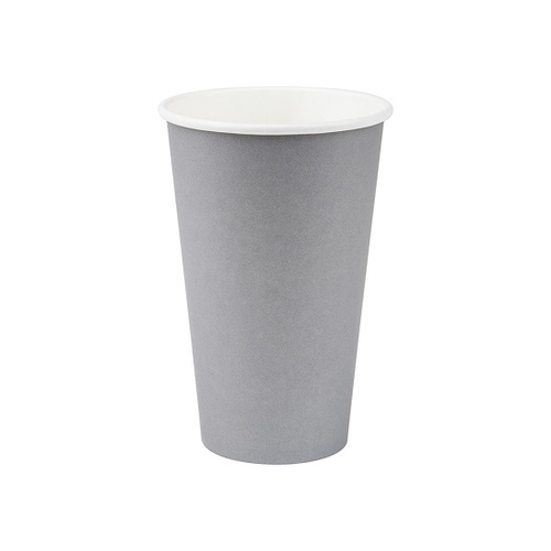 Eco+ Large Compostable Coffee Cup Grey 475ml (Box of 1000) - 30-ECSW16G