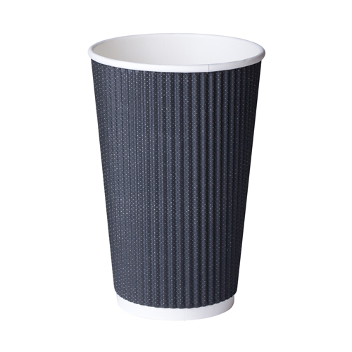 ComfyTouch Triple Wall Coffee Cup Black 475ml (Box of 500) - 30-MP16CTB