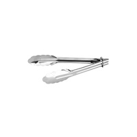 Utility Tong - With Clip 300mm - Stainless Steel (Box of 12) - 30012