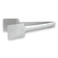 Pastry Tong - Flat / Plain 240mm - 18/8 Stainless Steel, One Piece Satin Finished - 30093