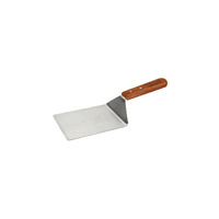 Hamburger Turner 325x170x125mm - Stainless Steel Blade, Wood Handle  - 30120