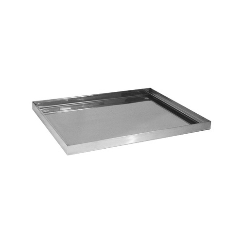 Drip Tray For Glass Baskets Square Stainless Steel 505x505x25mm - 30552