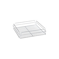 Glass Basket Square Zinc Plated 355x355x75mm - 30606