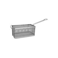 Rectangular Fry Basket 200x155x150mm Chrome Plated  - 30641