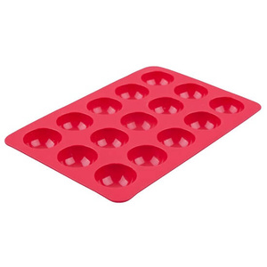 Daily Bake Silicone 15 Cup Small Dome Dessert Mould 30 x 15mm - Red - 3072R
