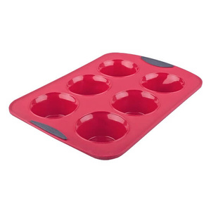 Daily Bake Silicone 6 Cup Jumbo Muffin Pan 36.5 x 25.5cm - 3103