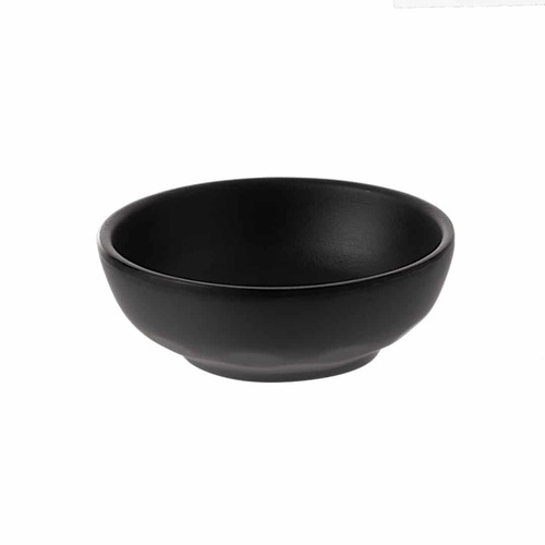 Coucou Melamine Sauce Dish 9.8 x 3.8cm - Matt Black - 31SD09BK