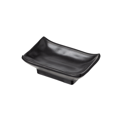 Coucou Melamine Rectangle Dish 10cmx6cm- Black - 32SD10BK