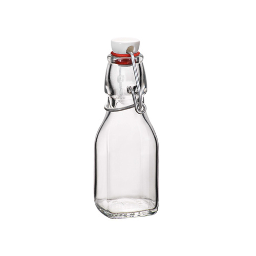Bormioli Rocco Swing Bottle 0.125Lt White Top (Box of 20) - 330-101
