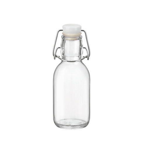 Bormioli Rocco Emilia Bottle 0.25Lt White Top (Box of 12) - 330-102