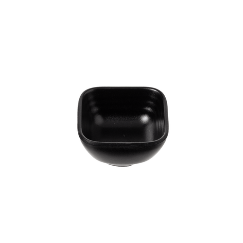 Coucou Melamine Square Sauce Dish 6.5cm - Black - 33SD07BK