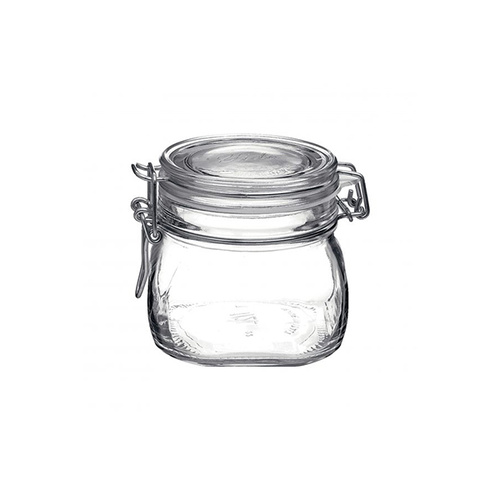 Bormioli Rocco Fido Jar 0.50Lt Clear Lid - 340-000