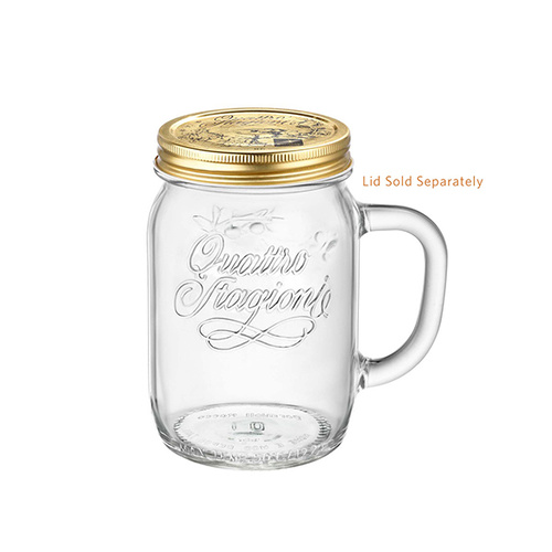 Bormioli Rocco Quattro Stagioni Jar With Handle 415ml 77x136mm No Lid - 340-022