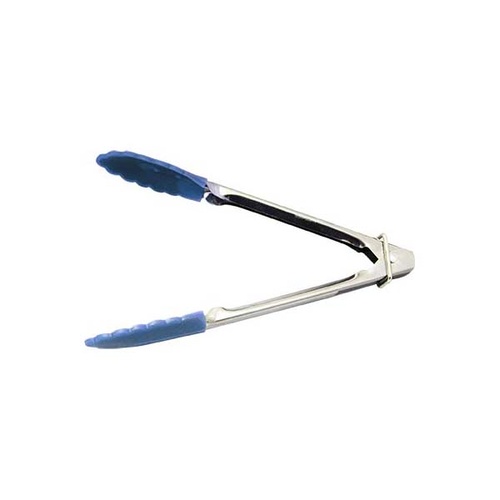 Chef Inox Tong - Utility 180mm Silicone Head - Blue - 36050-BL