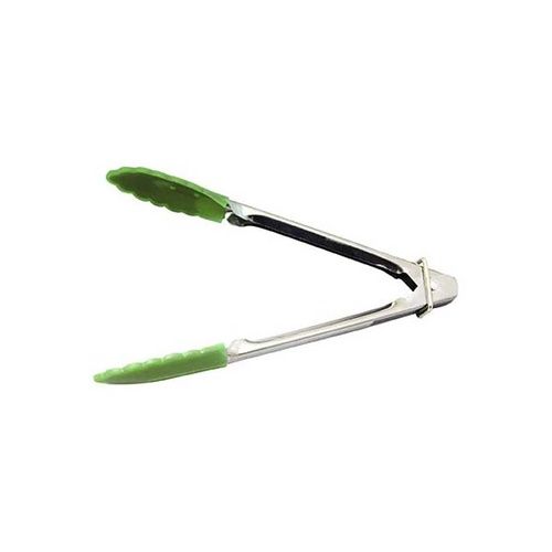Chef Inox Tong - Utility 180mm Silicone Head - Green - 36050-GN