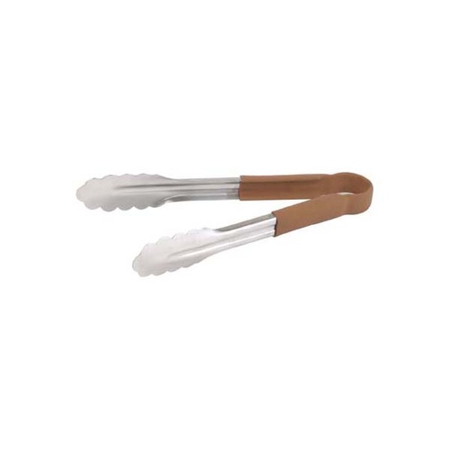 Chef Inox Tong - Utility Stainless Steel 230mm Brown - 36072