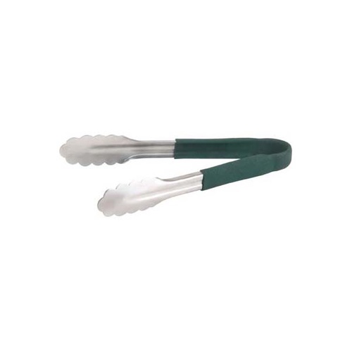 Chef Inox Tong - Utility Stainless Steel 230mm Green - 36073